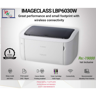 Canon Lasershot Lbp6030w wireless printer