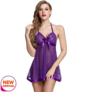 Lingerie Sexy Babydoll Purple