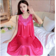 Ladies Sexy Silk  Night Dress