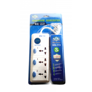 White/Blue Kohinoor Converter 250 Volts MultiPlug