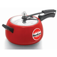 Hawkins CTR30 3.0 ltrs Ceramic-Coated Contura Pressure Cooker - Tomato Red