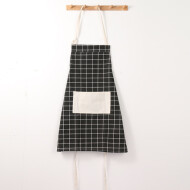 XimiVogue Black Plaid Apron