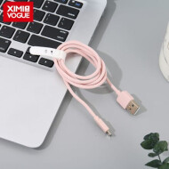 XimiVogue Pink 1M Candy Color Sync Charging Cable for Android