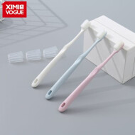 XimiVogue Pink/Blue/White Solid Color Nano Toothbrush