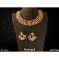 Mehendi police neckless